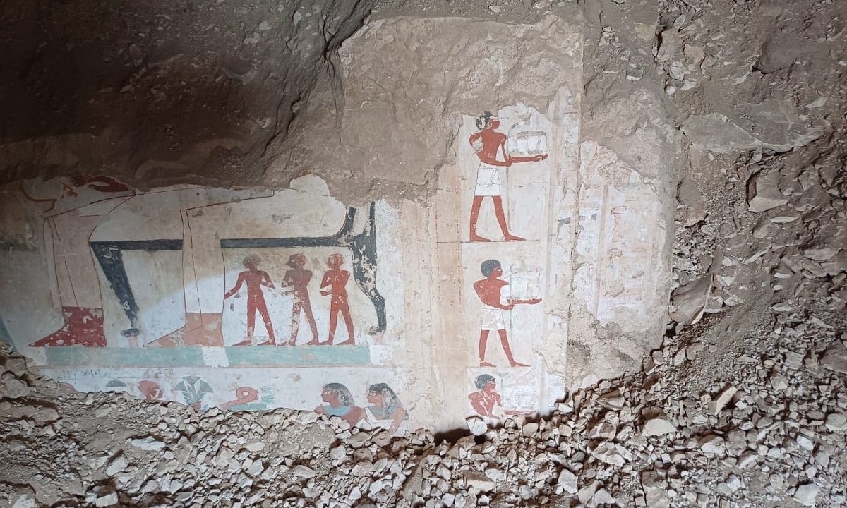 Three tombs dating back more than 3,000 years uncovered close to Egypt's Valley of the Kings