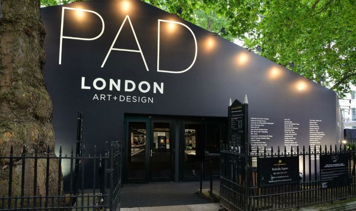 PAD London will not return to its marquee in Berkeley Square, London, until 2022 © PAD London