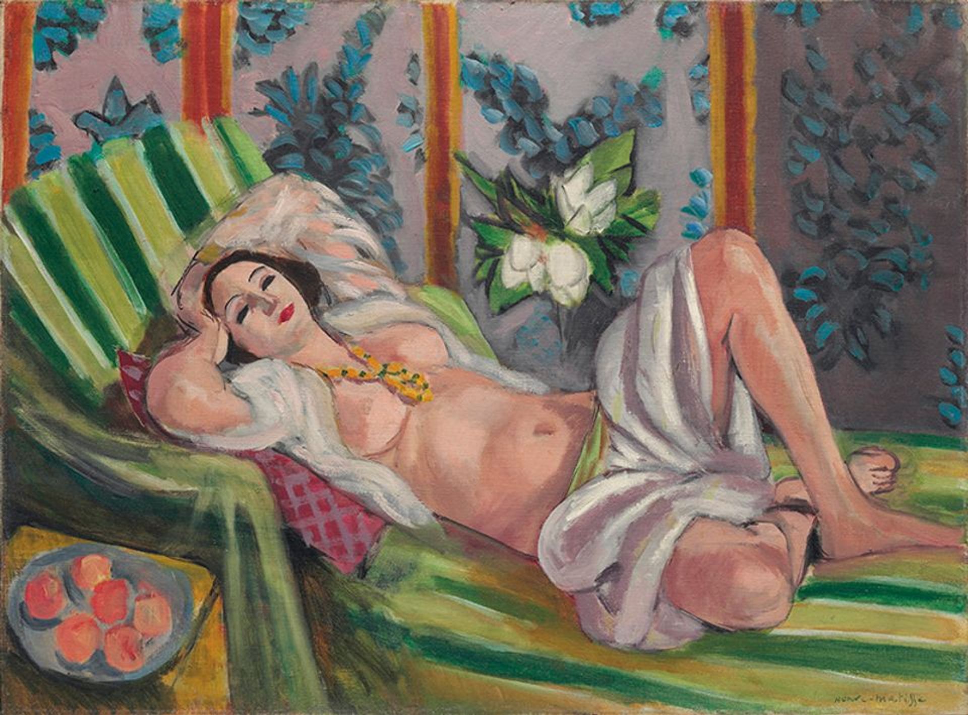 Henri Matisse, Odalisque couchée aux magnolias (1923) Christie’s Images Ltd