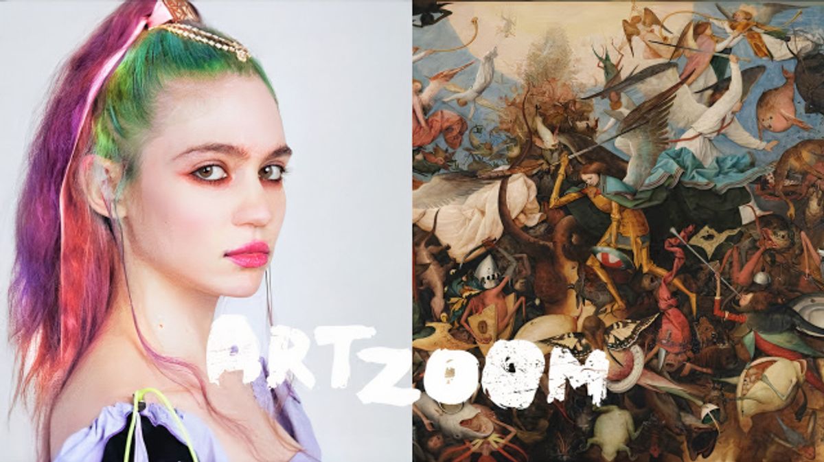 Grimes on Art Zoom courtesy Google Arts & Culture