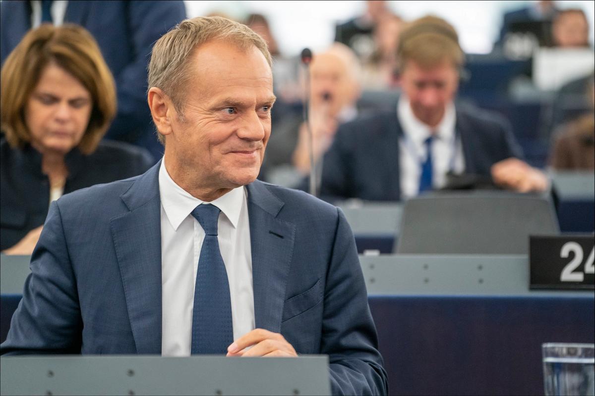 Donald Tusk is the head of the Civic Coalition party