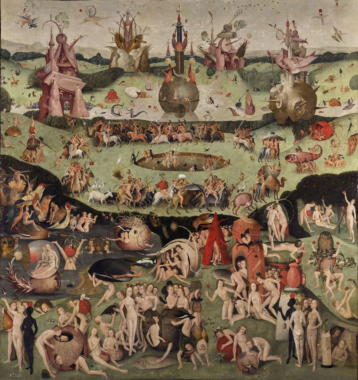 The Garden of Earthly Delights, by a follower of Hieronymus Bosch (around 1515)
