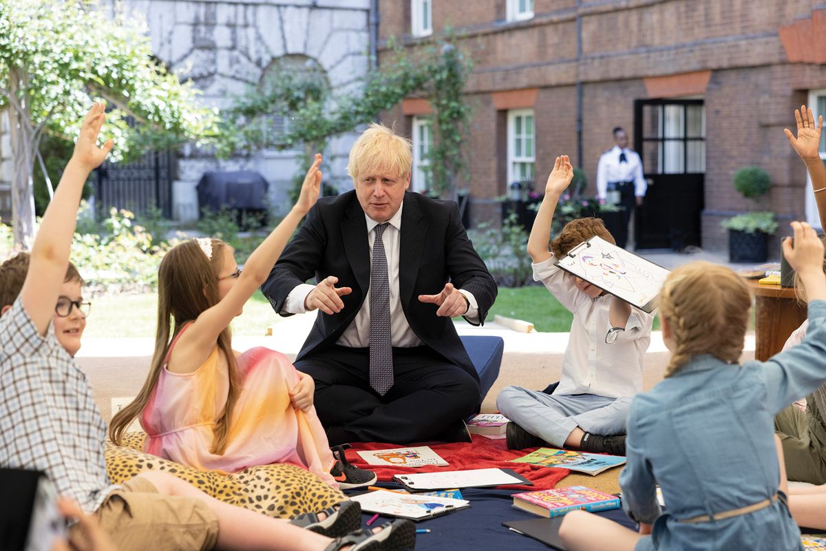 Hands up who wants investment in art education: most of the e-petitions that have concerned art have been related to education © Simon Dawson / No10 Downing Street