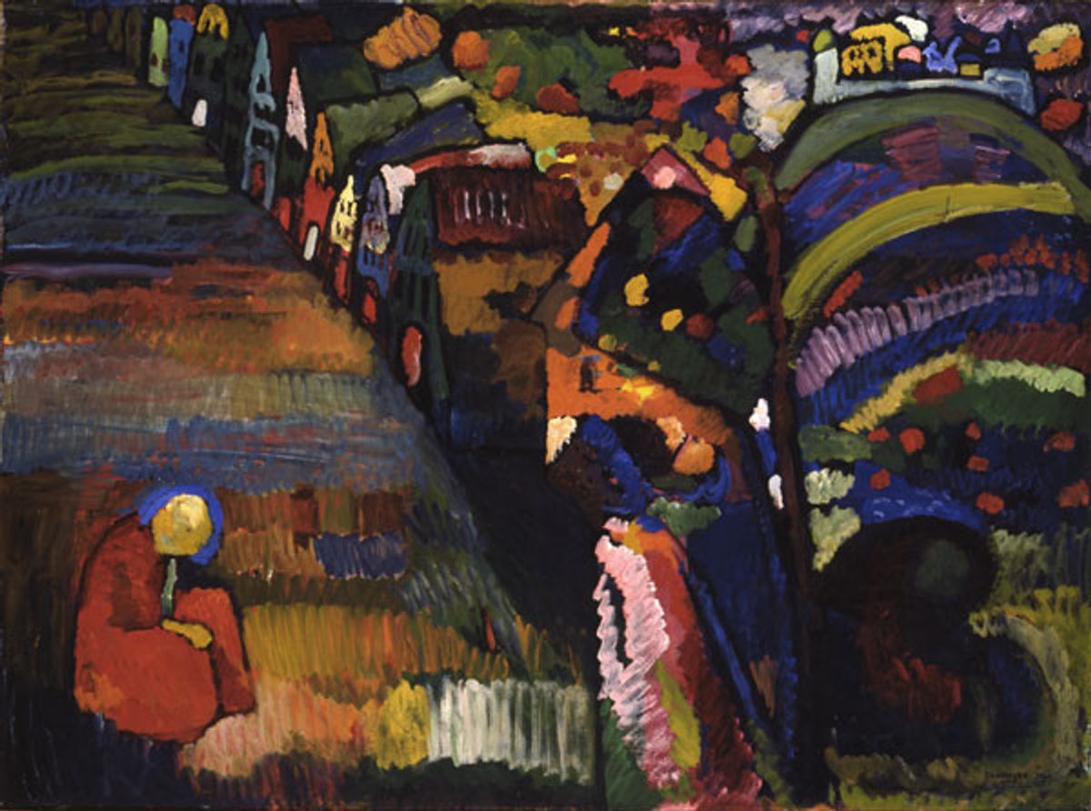 A controversial 2018 ruling found that Painting With Houses by Wassily Kandinsky (1909) was not sold under duress by its Jewish owners Courtesy of the Stedelijk Museum