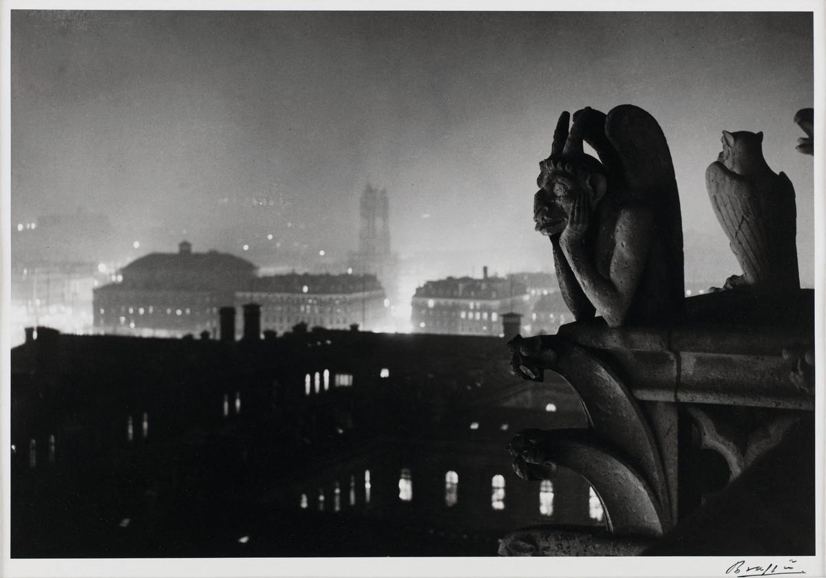 Vue nocturne de Notre-Dame sur Paris (1933) by Brassaï © Estate Brassaï - GrandPalaisRmn