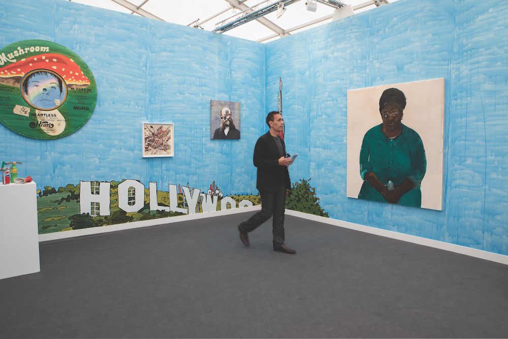 Blum & Poe booth at Frieze Los Angeles Photo: David Owens