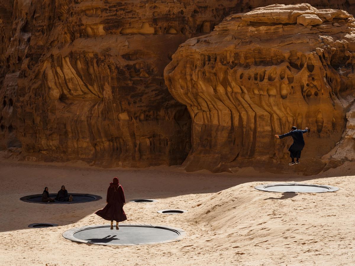 Manal AlDowayan's Now You See Me, Now You Don’t (2020-21) at Desert X in AlUla
