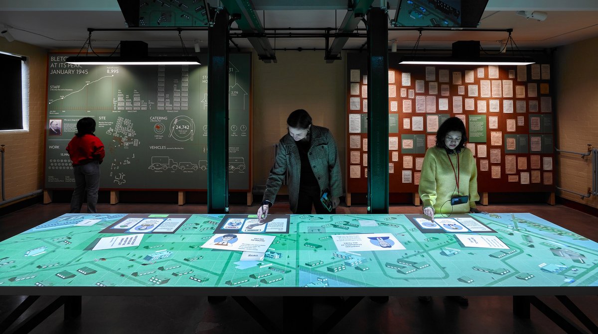 "Seeing the Big Picture", one of the new gallery rooms at the Intelligence Factory, Bletchley Park Courtesy of Bletchley Park Trust; photo: Andrew Lee