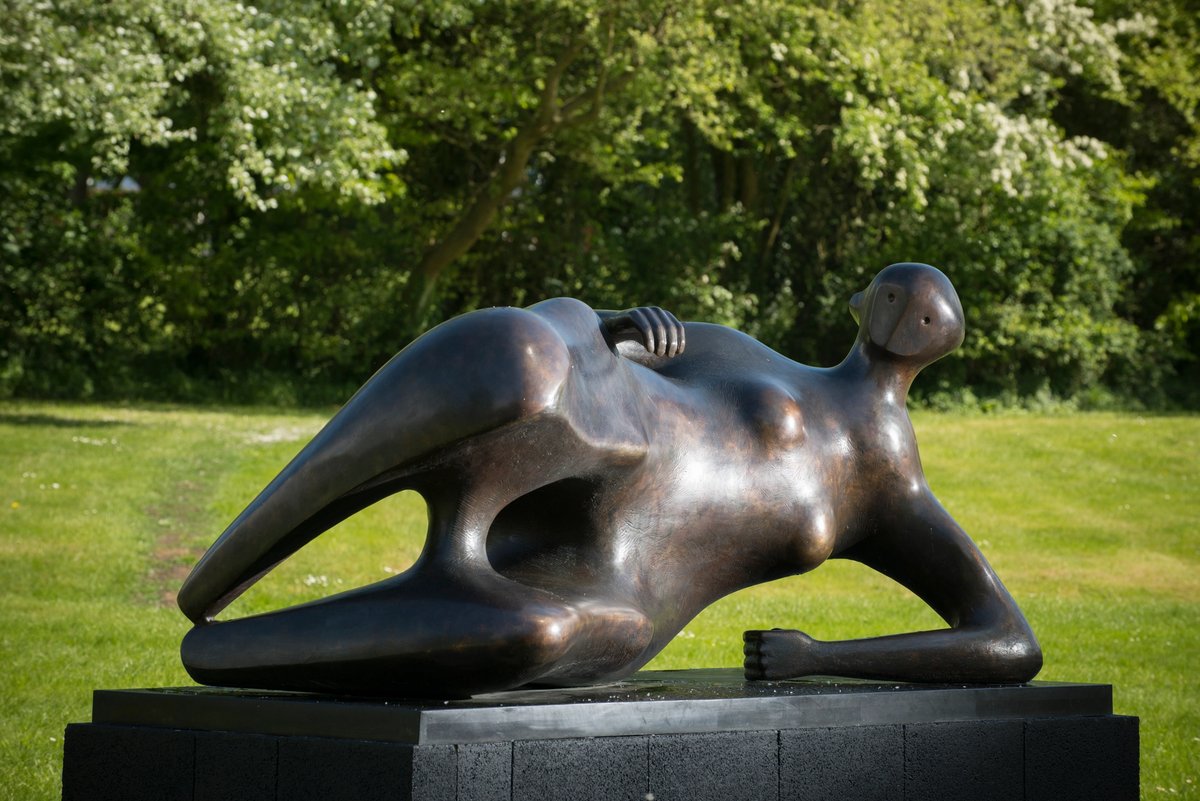 The Henry Moore Foundation in Hertfordshire is lending most of the pieces, including Reclining Woman: Elbow
Photo by Jonty Wilde