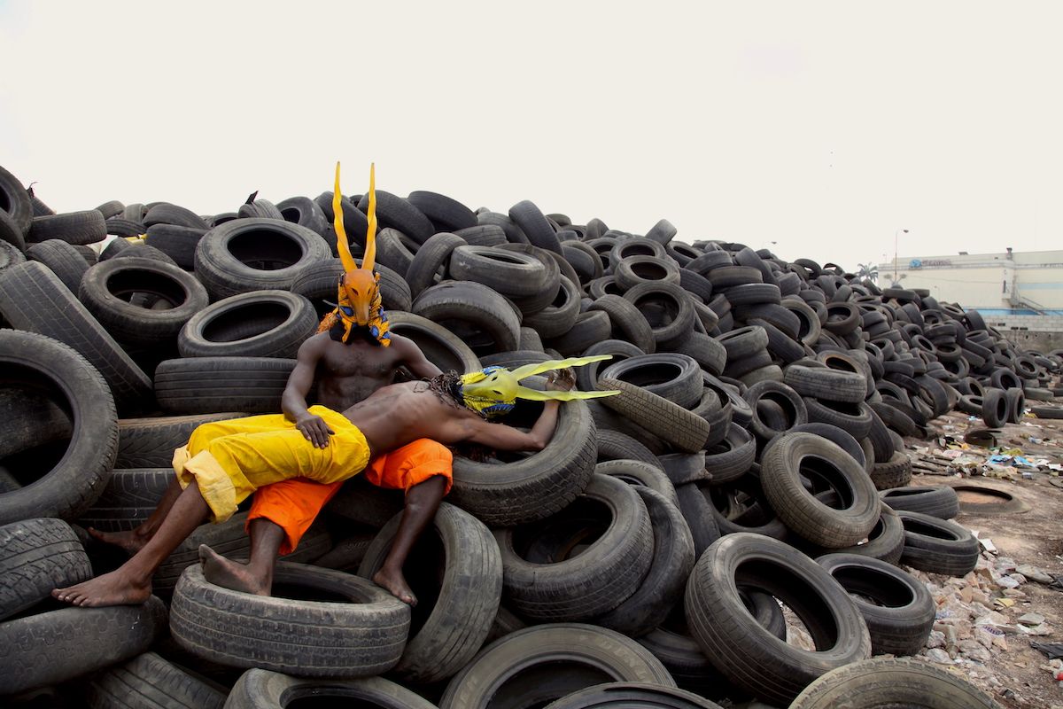 Zina Saro-Wiwa, Holy Star Boyz: We Don’ Tire (2018) featured in the 34th edition of the Bienal de São Paulo Courtesy of Zina Saro-Wiwa and Tiwani Contemporary