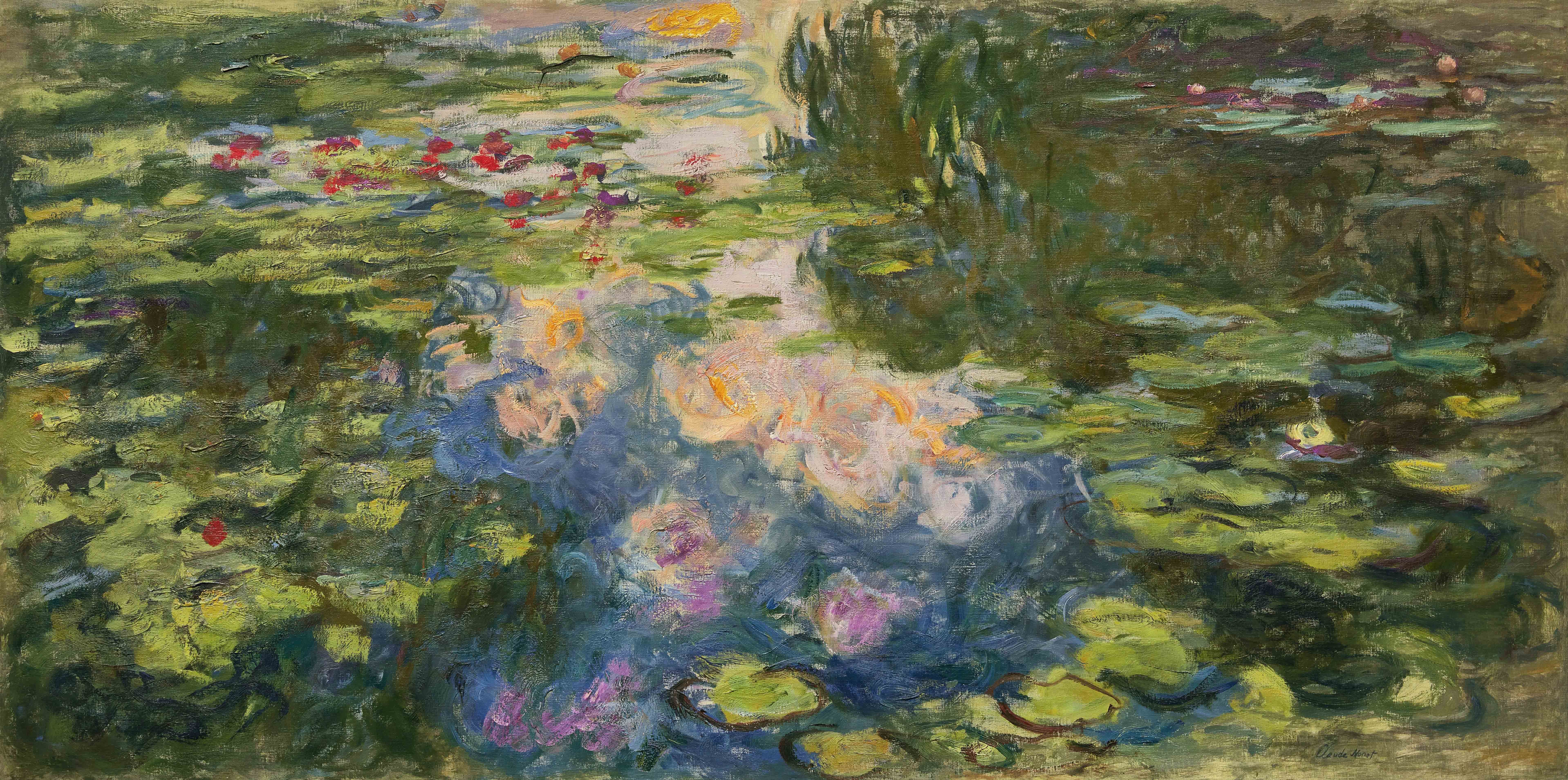 Monet s 70m water lilies float to the top of Sotheby s three