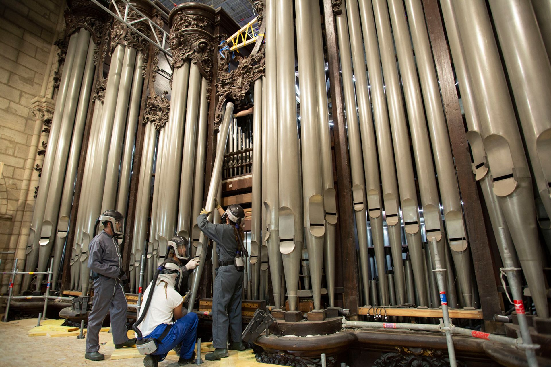 The organ contains 8,000 pipes © Patrick Zachmann