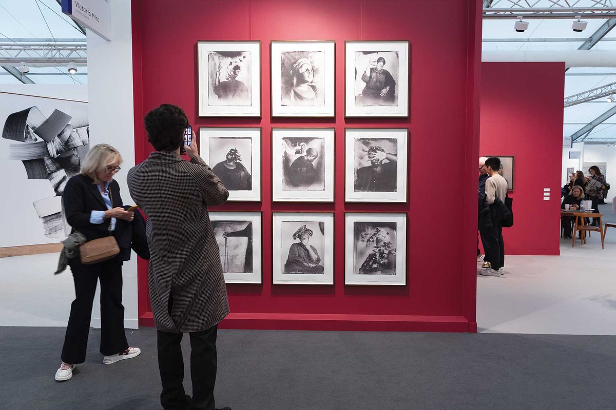 Victoria Miro at Frieze London shows the series In This Space We Breathe (2017-18) by Khadija Saye, who died in the Grenfell Tower fire
Photo: David Owens