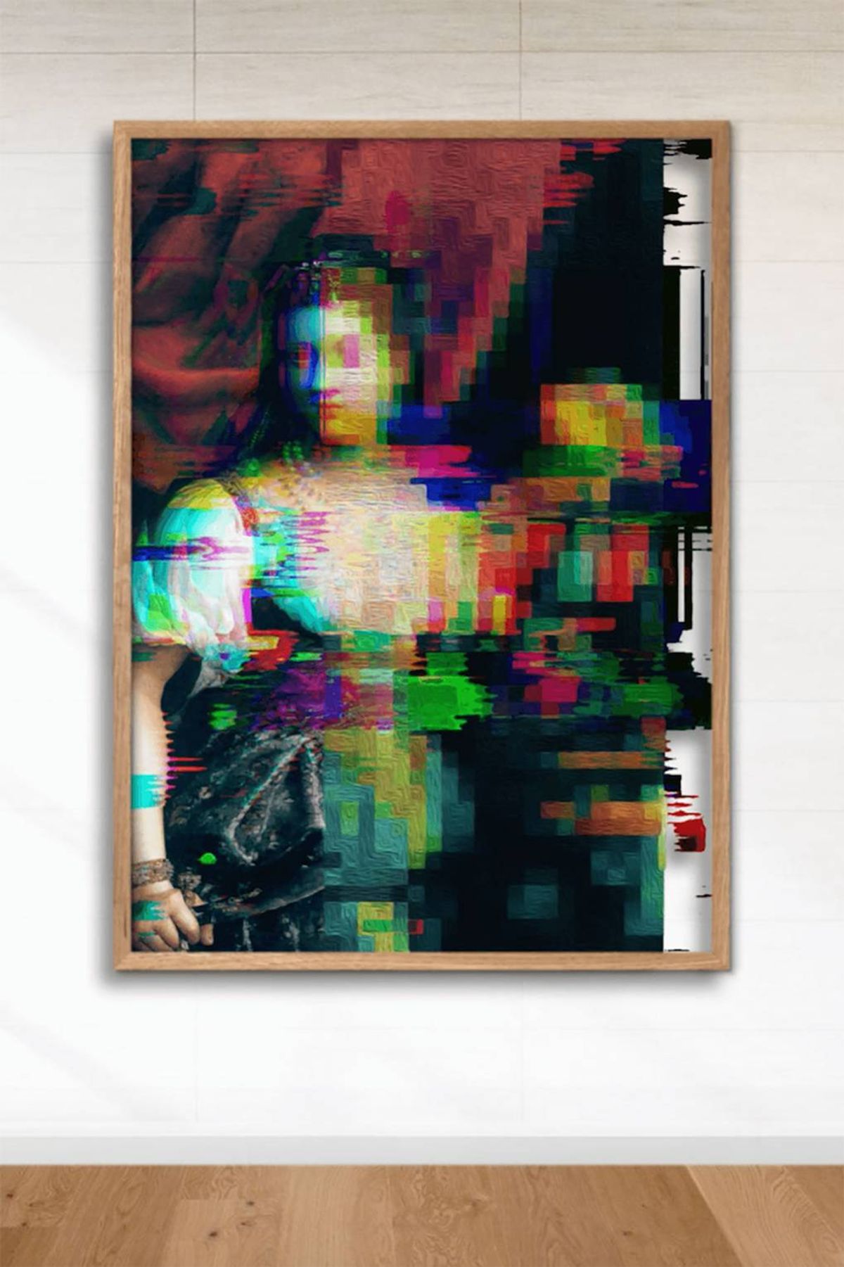A still from Rewind Collective's video NFT Remember Us IV (Watch Your Head), which shows digital reinterpretations of four works by famous women artists Lavinia Fontana, Fede Galizia, Artemisia Gentileschi and Elisabetta Sirani depicting  the story of Judith beheading Holofernes Christie’s Images 2021