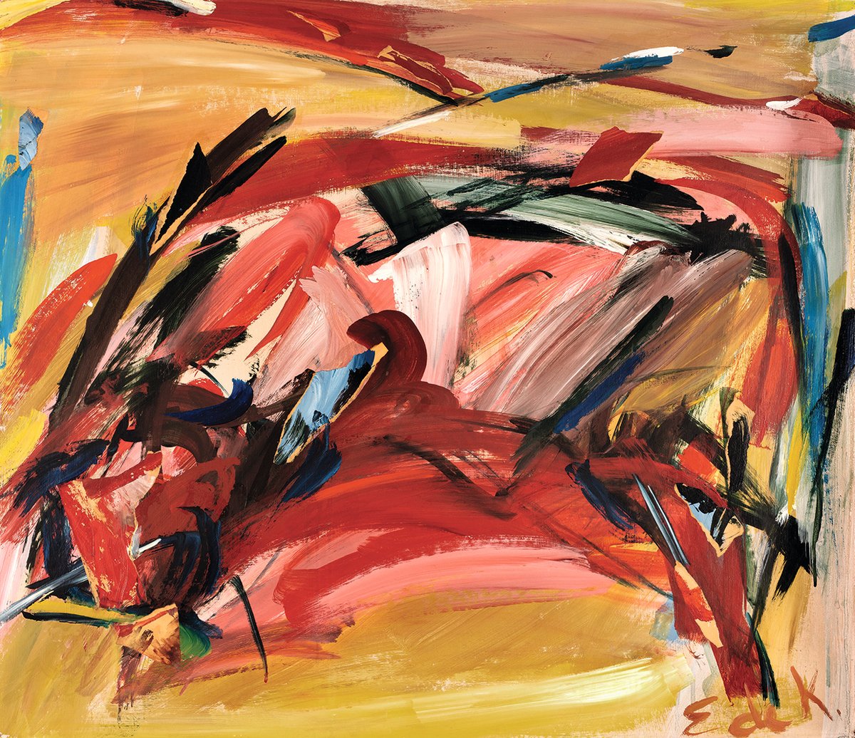 Elaine de Kooning'sThe Bull (1959) Courtesy of The Levett Collection © Edek Trust