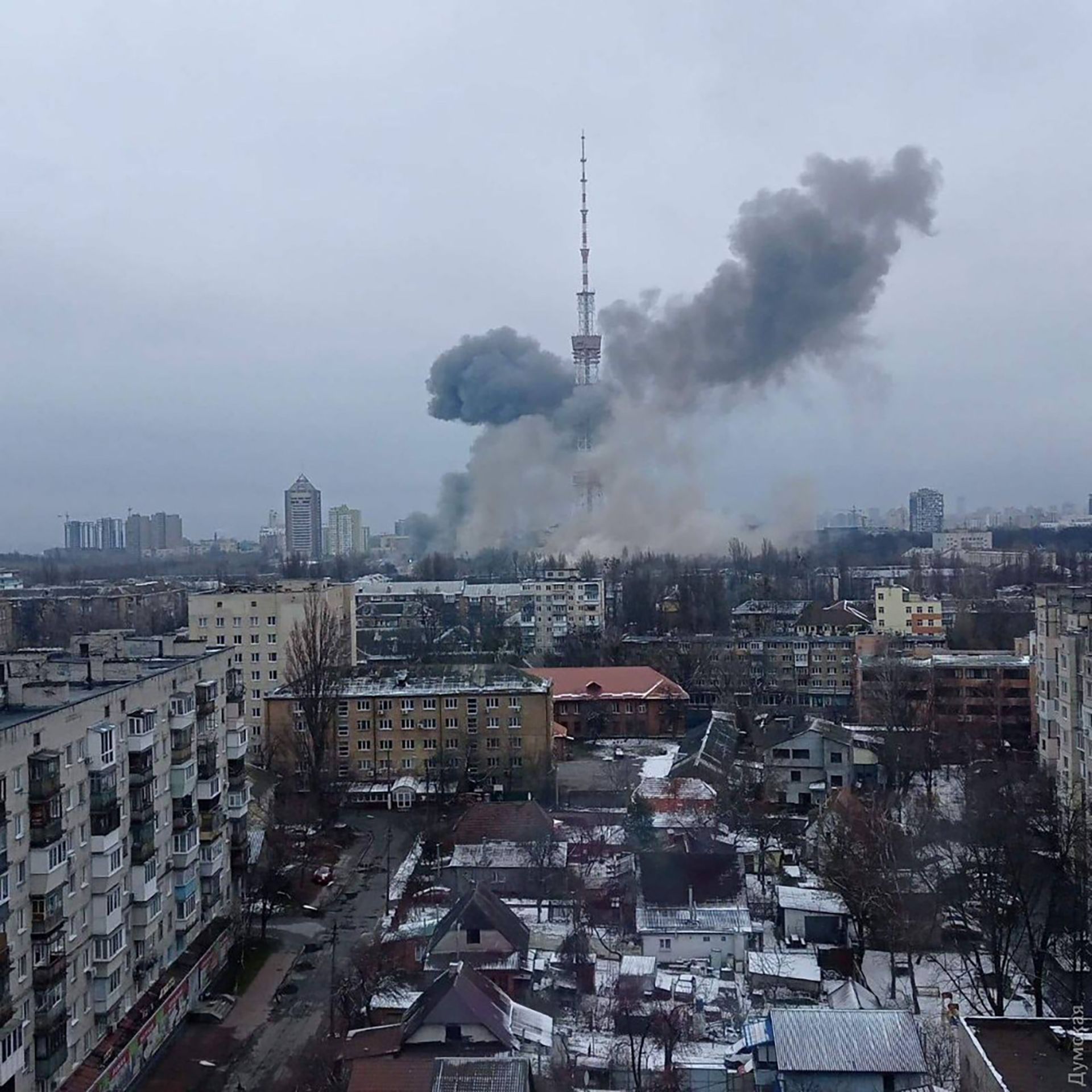 Russian bombing in Kyiv struck the site of the Babyn Yar Holocaust Memorial Center Courtesy the Babyn Yar Holocaust Memorial Center
