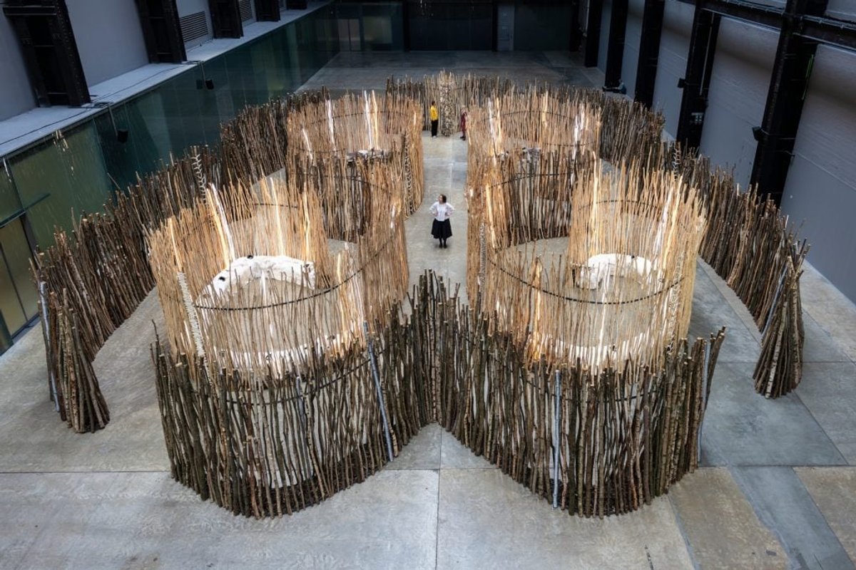 Máret Ánne Sara’s Turbine Hall commission at Tate Modern is one of the exhibitions featured in the first London Art+Climate Week
Photo: Larina Fernandez. © Tate