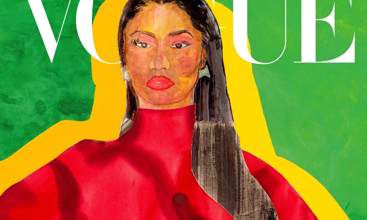 Nicki Minaj on the cover of Vogue