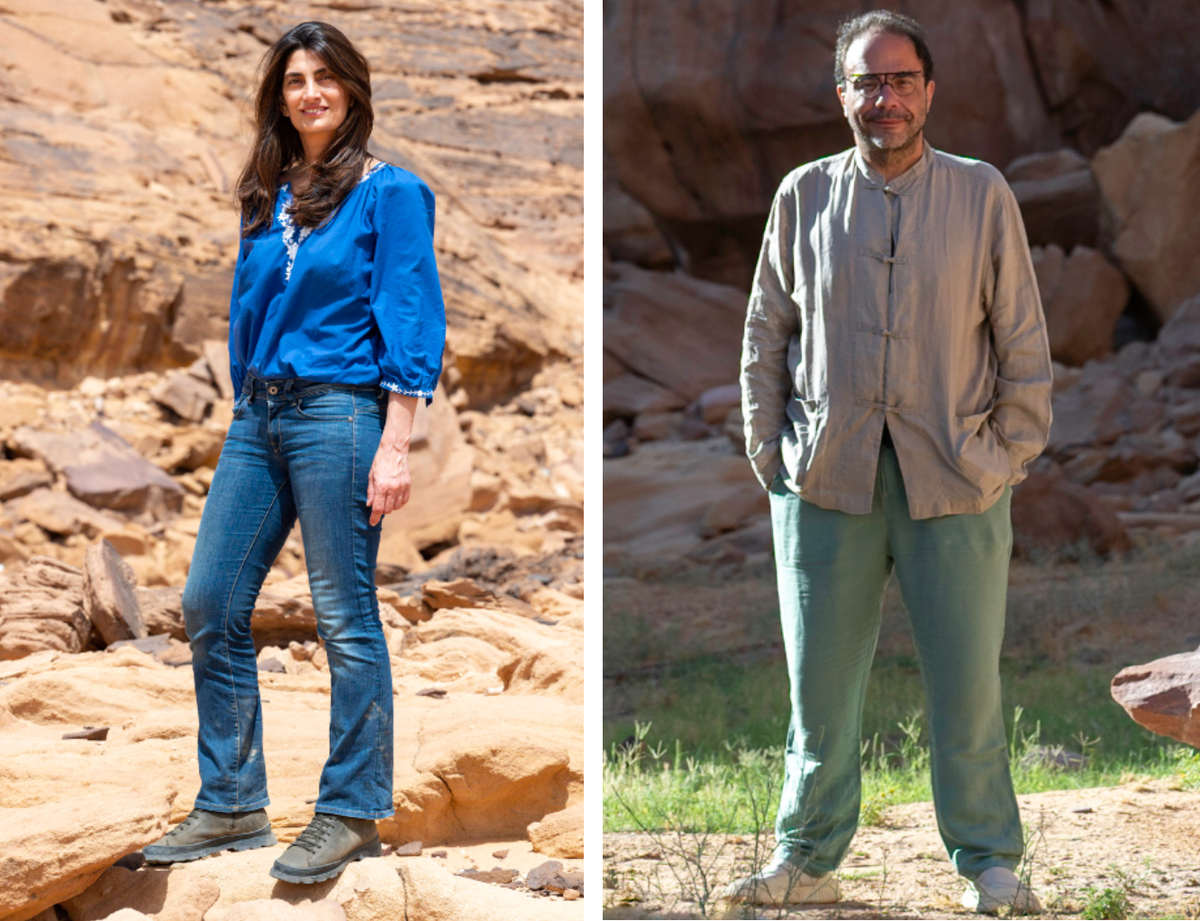 New curators: Maya El Khalil and Marcello Dantas
Courtesy of the Royal Commission for AlUla