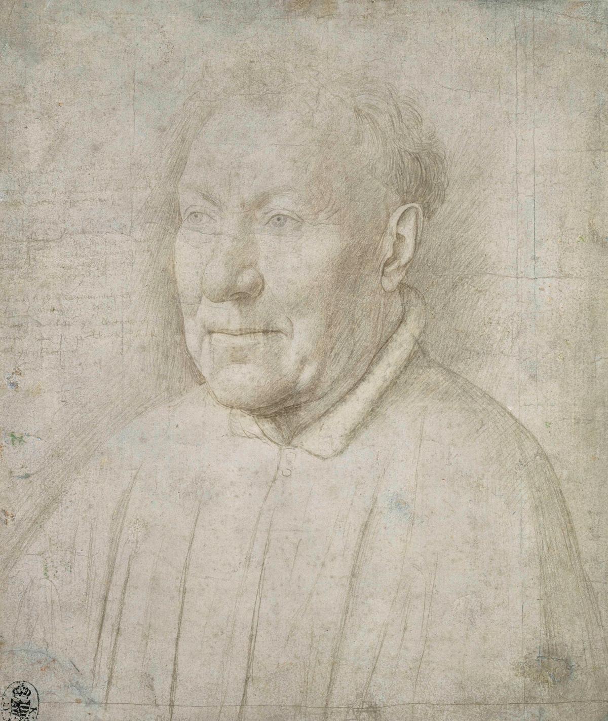 Jan van Eyck, Bildnis eines älteren Mannes (picture of an old man, 1435-40) © Kupferstich-Kabinett, Staatliche Kunstsammlungen Dresden, Foto: Herbert Boswank