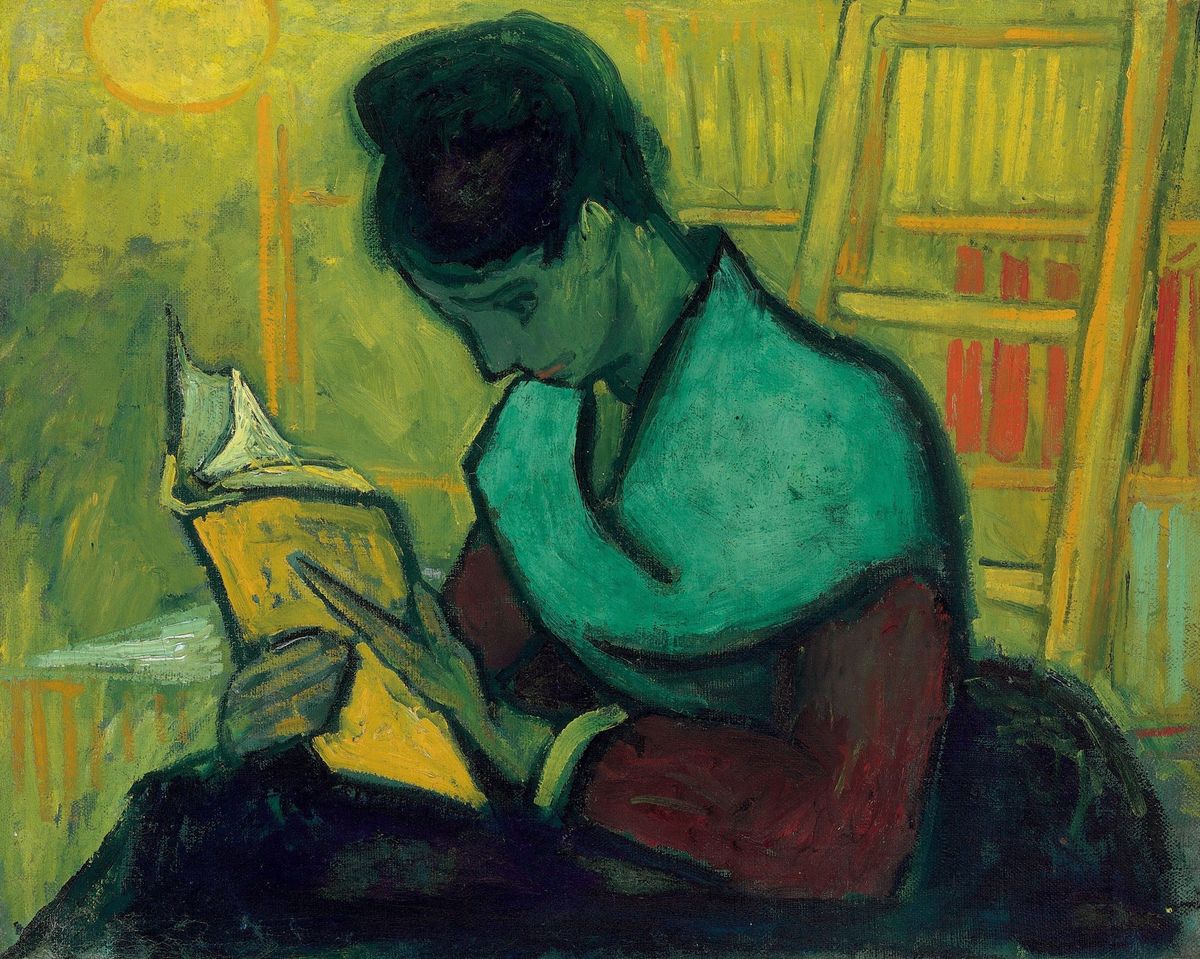 Vincent Van Gogh's The Novel Reader (Liseuse de romans) (November 1888) Via Wikimedia Commons
