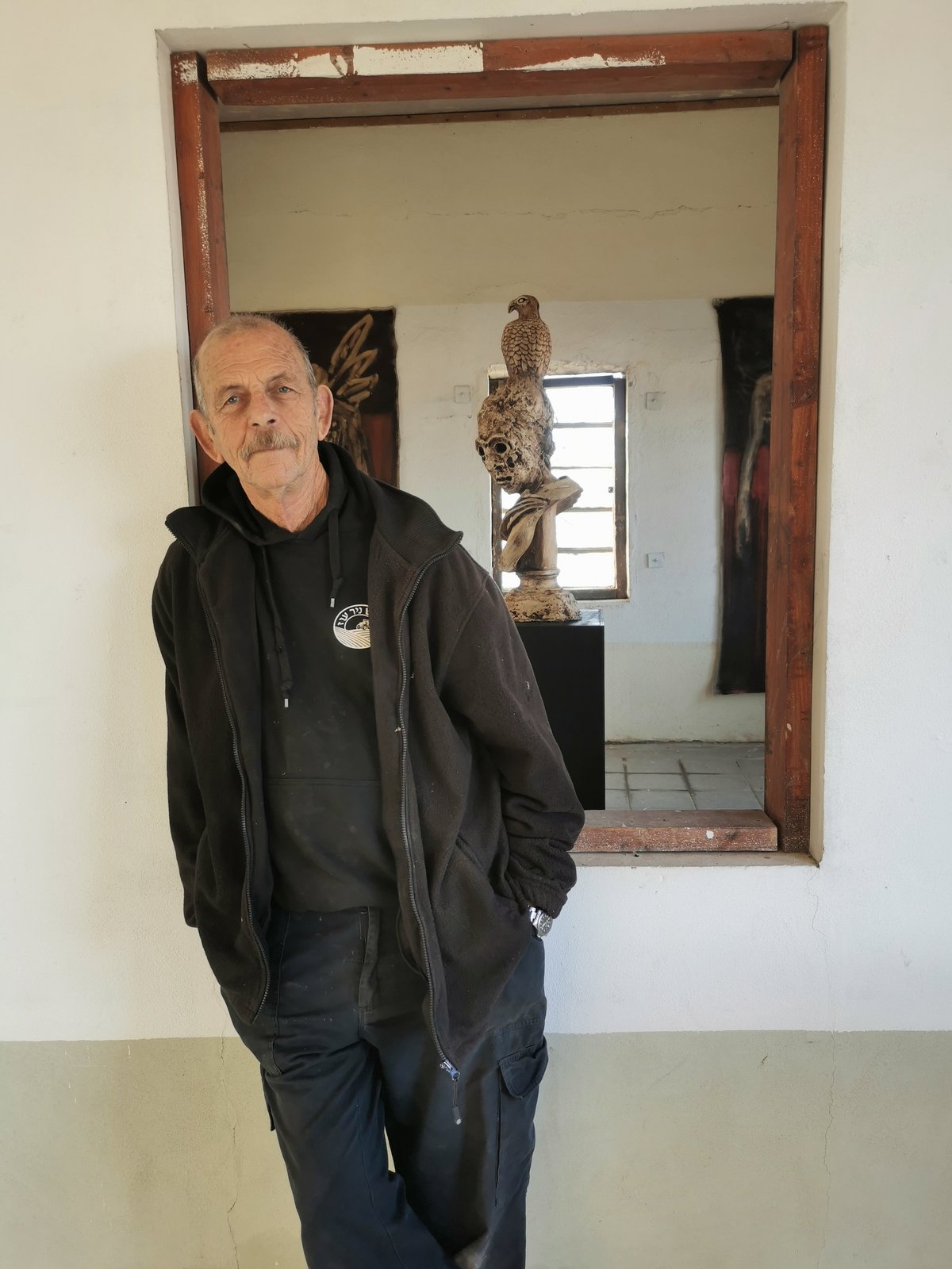 Chaim Peri at The White House gallery Courtesy of The White House gallery