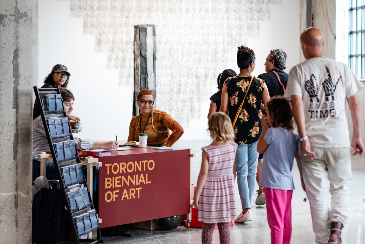 Opening day of the 2024 Toronto Biennial of Art Photo: Rebecca Tisdelle-Macias, courtesy the Toronto Biennial of Art