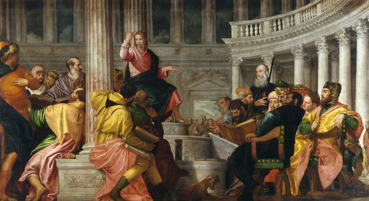 The big picture: Paolo Veronese’s 2.3m-tall and 4.3m-wide Christ among the Doctors in the Temple (around 1560)
© Museo Nacional del Prado