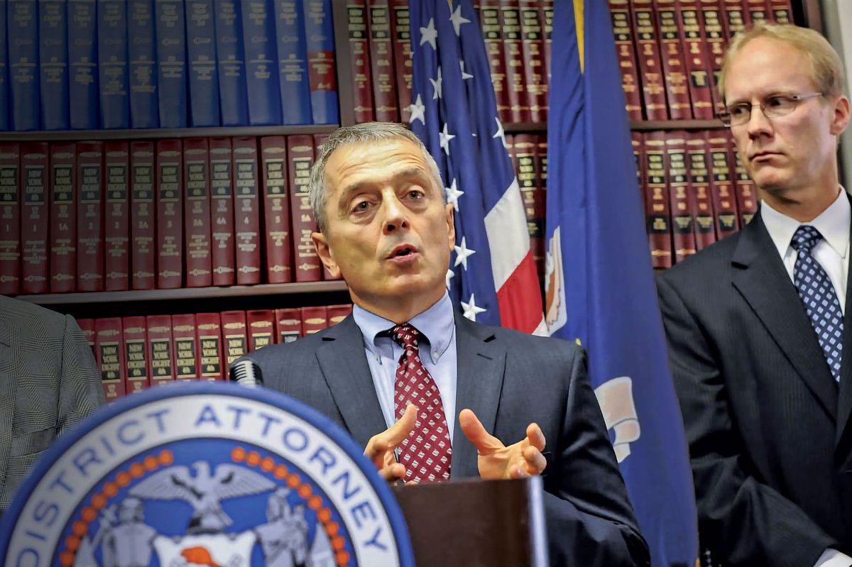 Matthew Bogdanos is investigating up to 40 suspected trafficking cases Manhatten District Attorney's Office