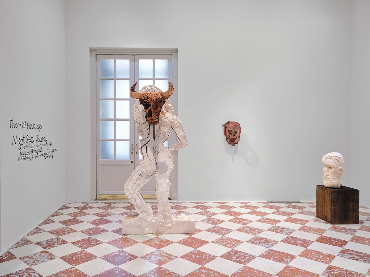 The works in Thomas Houseago’s exhibition Night Sea Journey at Lévy Gorvy Dayan in New York were made in response to severe personal trauma
© Thomas Barratt