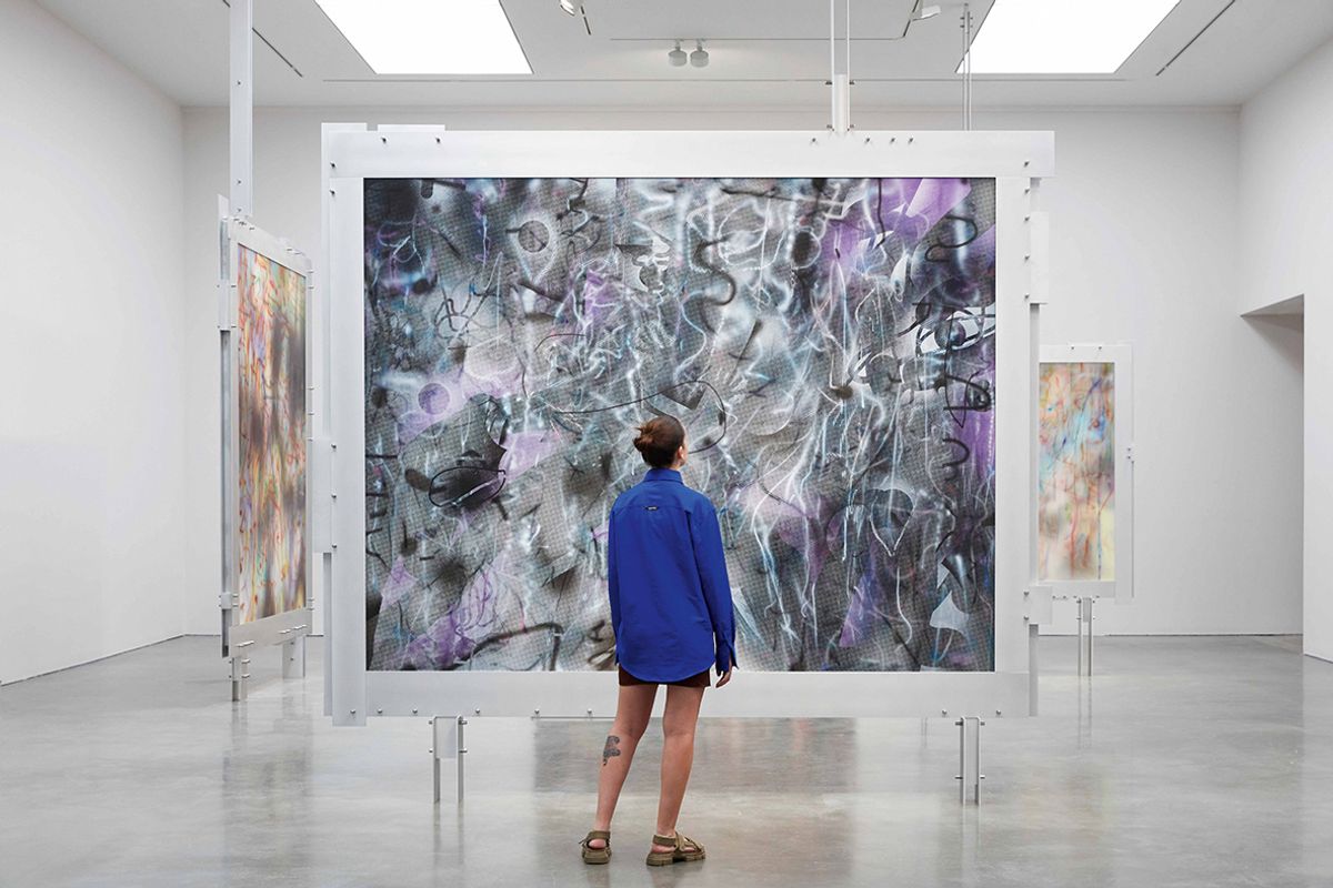 Julie Mehretu, who currently has a show at the MCA, donated $2m to the Whitney Museum of American Art to enable free entry for young people Photo: Zan Wimberley; image courtesy Julie Mehretu and Museum of Contemporary Art Australia; © Julie Mehretu