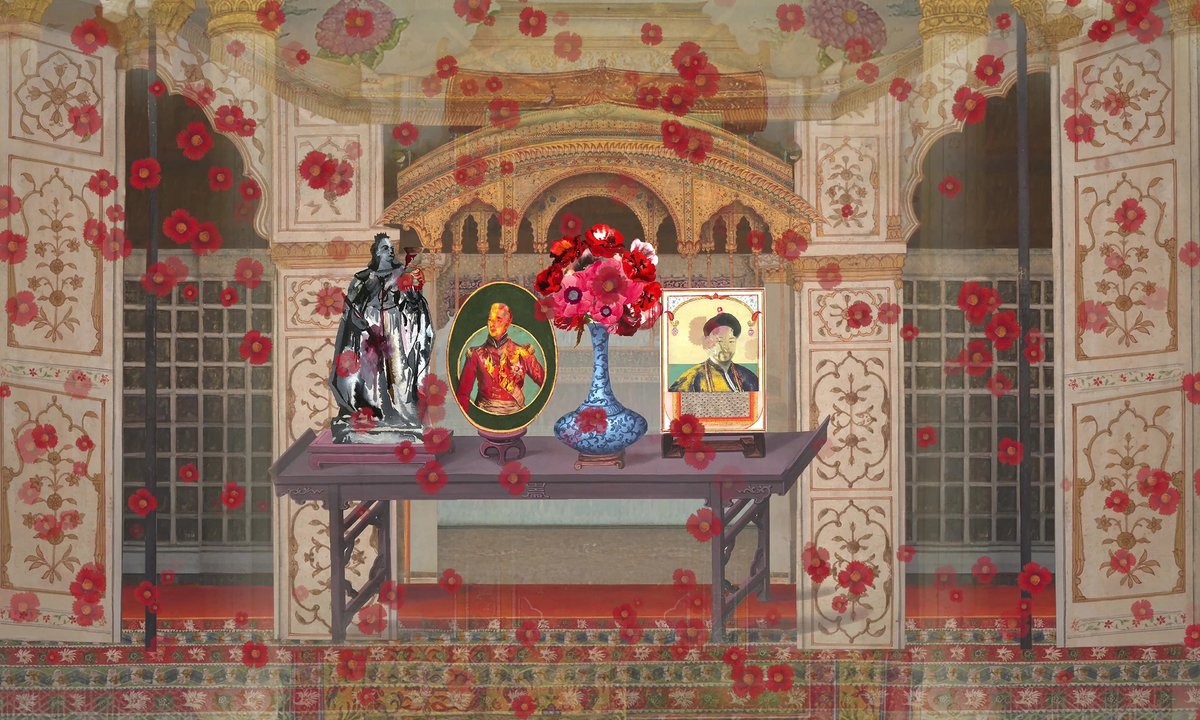 Who owns the seas? Shahzia Sikander's new animation on world trade beamed onto M+ museum facade