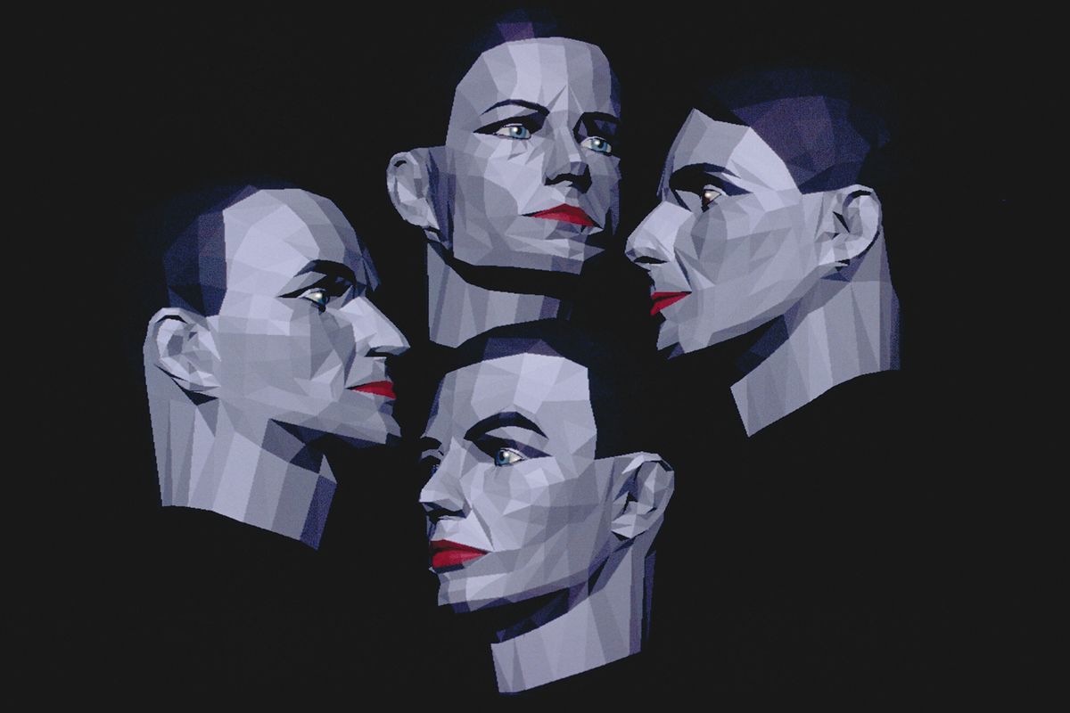 Rebecca Allen’s Kraftwerk Portrait (1986) features in Tate Modern’sElectric Dreams: Art and Technology Before the Internet Courtesy of the artist