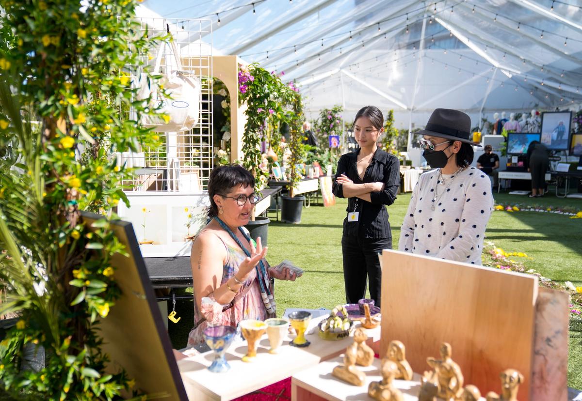 BIPOC Exchange at Frieze Los Angeles. Photo: Eric Thayer