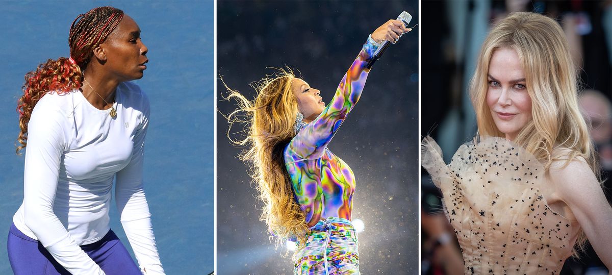 Venus Williams, Beyoncé and Nicole Kidman (left to right), who will co-chair the 2026 Met Gala with Anna Wintour Williams: si.robi, via Flickr. Beyoncé: Raph_PH, via Flickr. Kidman: Harald Krichel, via Wikimedia Commons