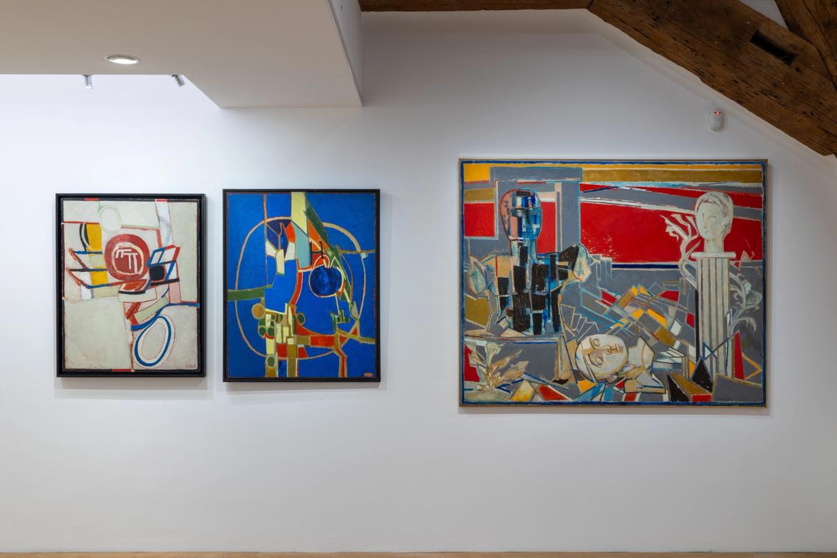 A selection of works by Françoise Gilot at the Musée Picasso in Paris
credit: Vinciane Lebrun