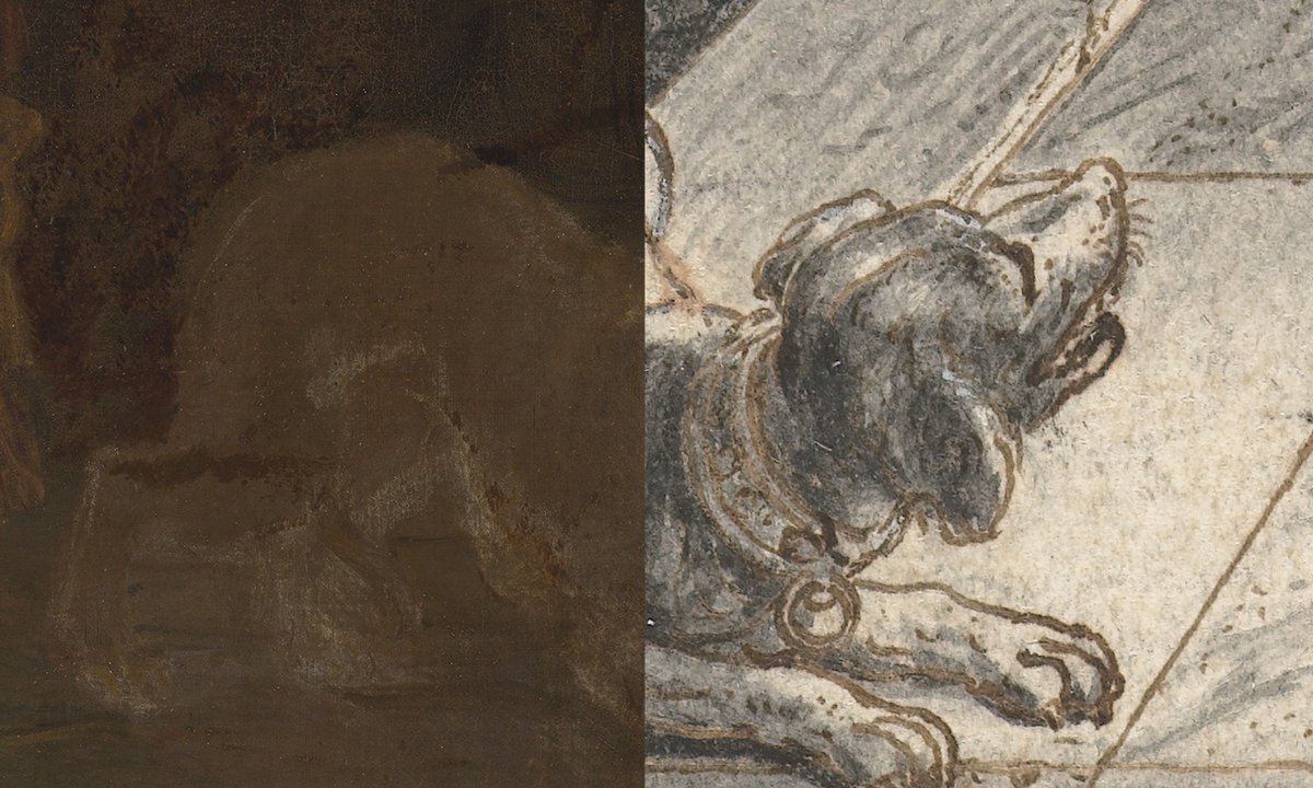Dog in Rembrandt's The Night Watch was copied from widely available book, suggests new research