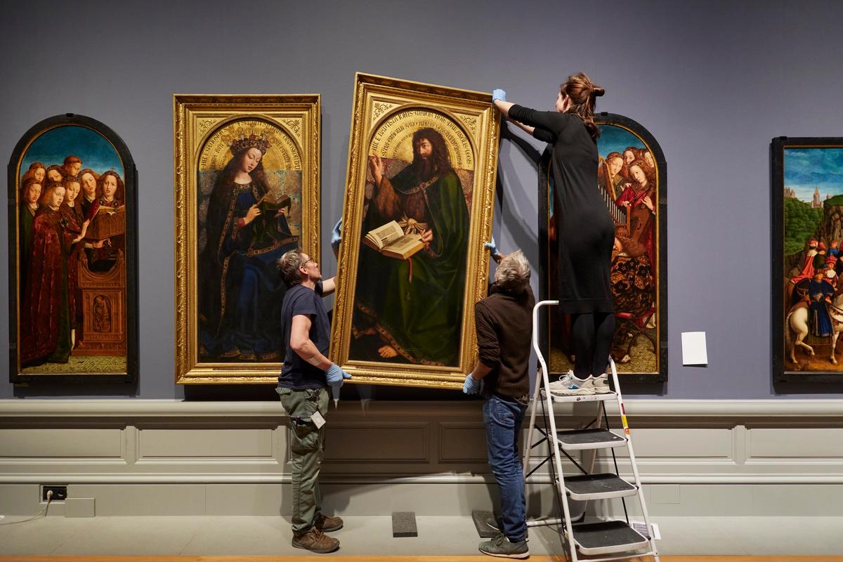 The exhibition Van Eyck: an Optical Revolution was on display in the Museum of Fine Arts Ghent © MSK Ghent. Photo: David Levene