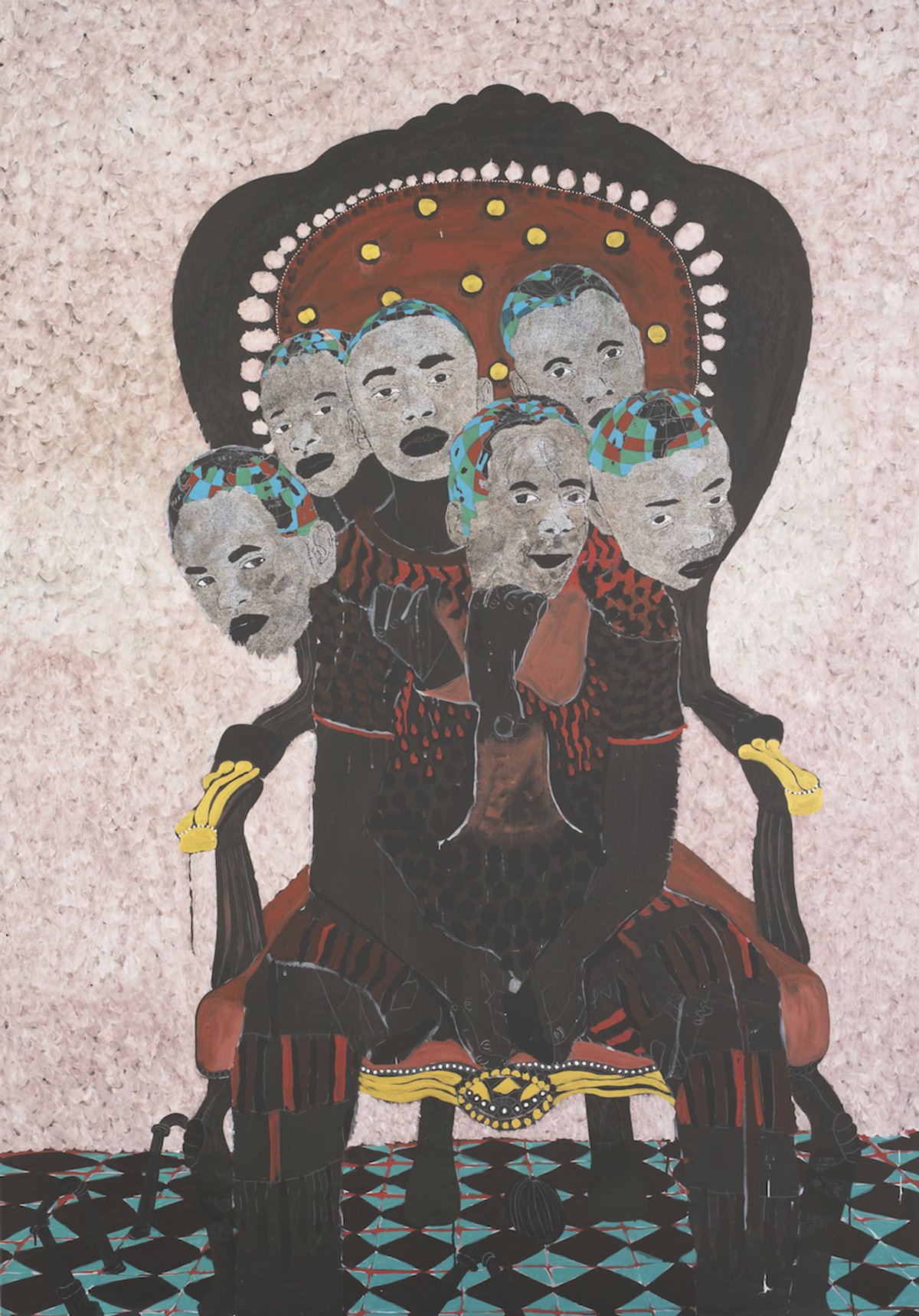 Same dream (2018) by Omar Ba, whose work will be exhibited by Galerie Templon at the Cape Town art fair Photo B. Huet/Tutti, and courtesy of Galerie Templon