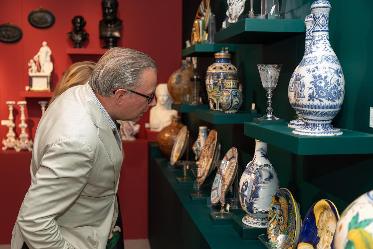 A visitor to the inaugural Treasure House Fair in London
Courtesy of the Treasure House Fair