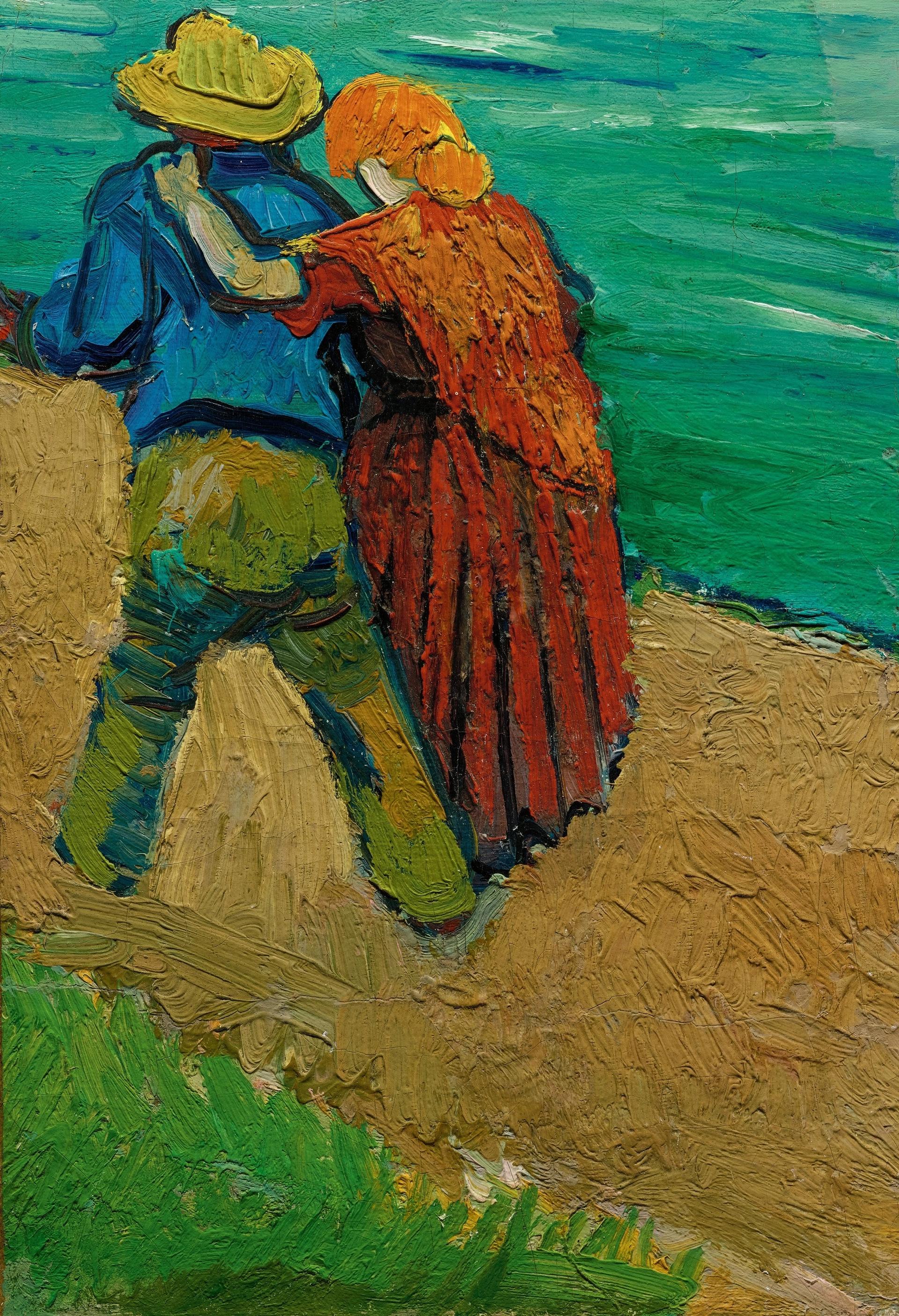 Van Gogh’s A Pair of Lovers (Eglogue en Provence) (March 1888) Credit: Sotheby’s