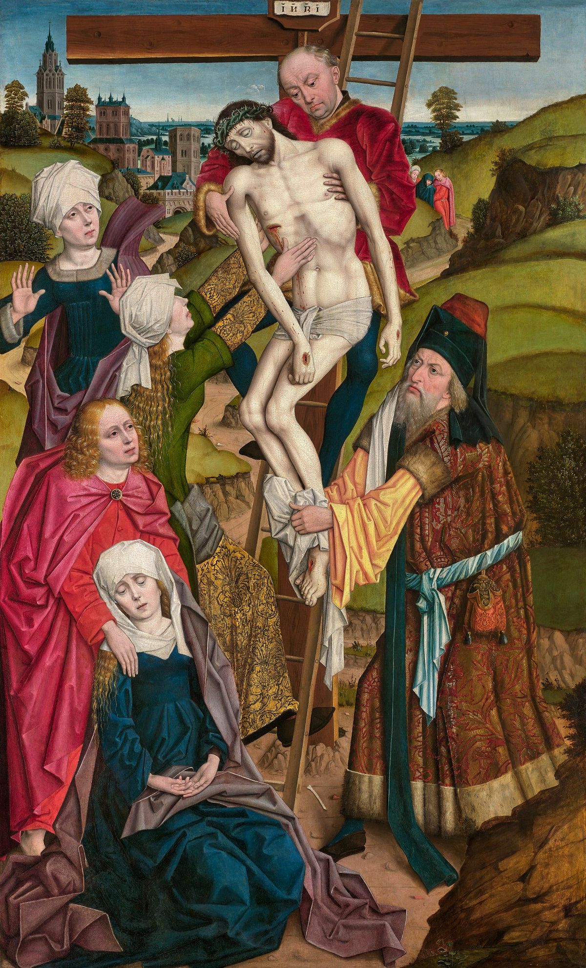 The Descent from the Cross (1480-90) by Derick Baegert The Dallas Art Museum, Marguerite and Robert Hoffman Fund in memory of Dr. William B. Jordan