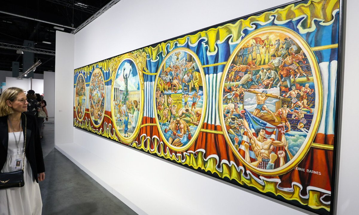 Sly’s knockout Ernie Barnes tribute to Rocky Balboa goes on view at Art Basel Miami Beach Sly’s knockout Ernie Barnes tribute to Rocky Balboa goes on view at Art Basel Miami Beach