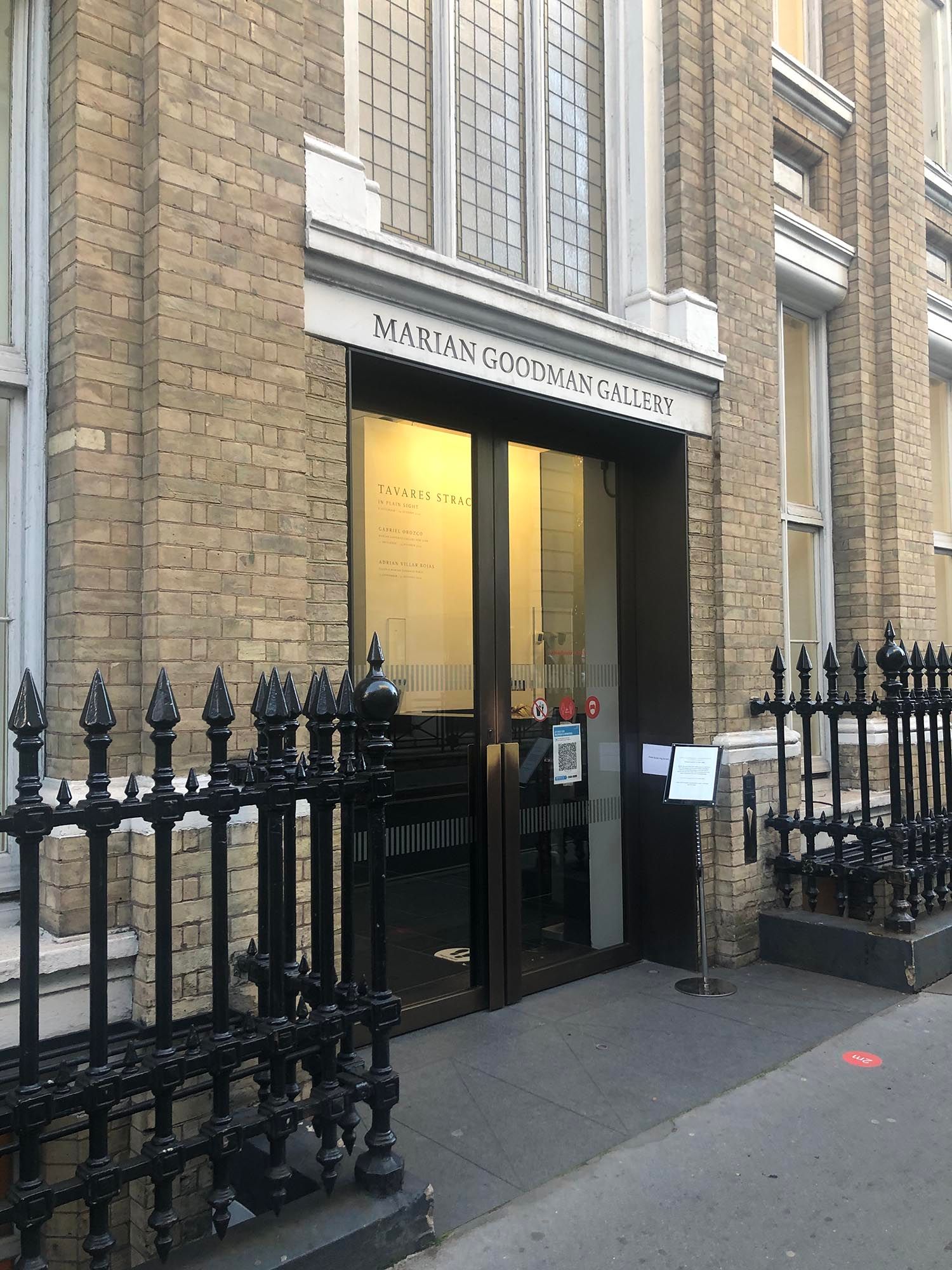 Marian Goodman Gallery's London space, which will close at the end of the year. Courtesy of Marian Goodman Gallery