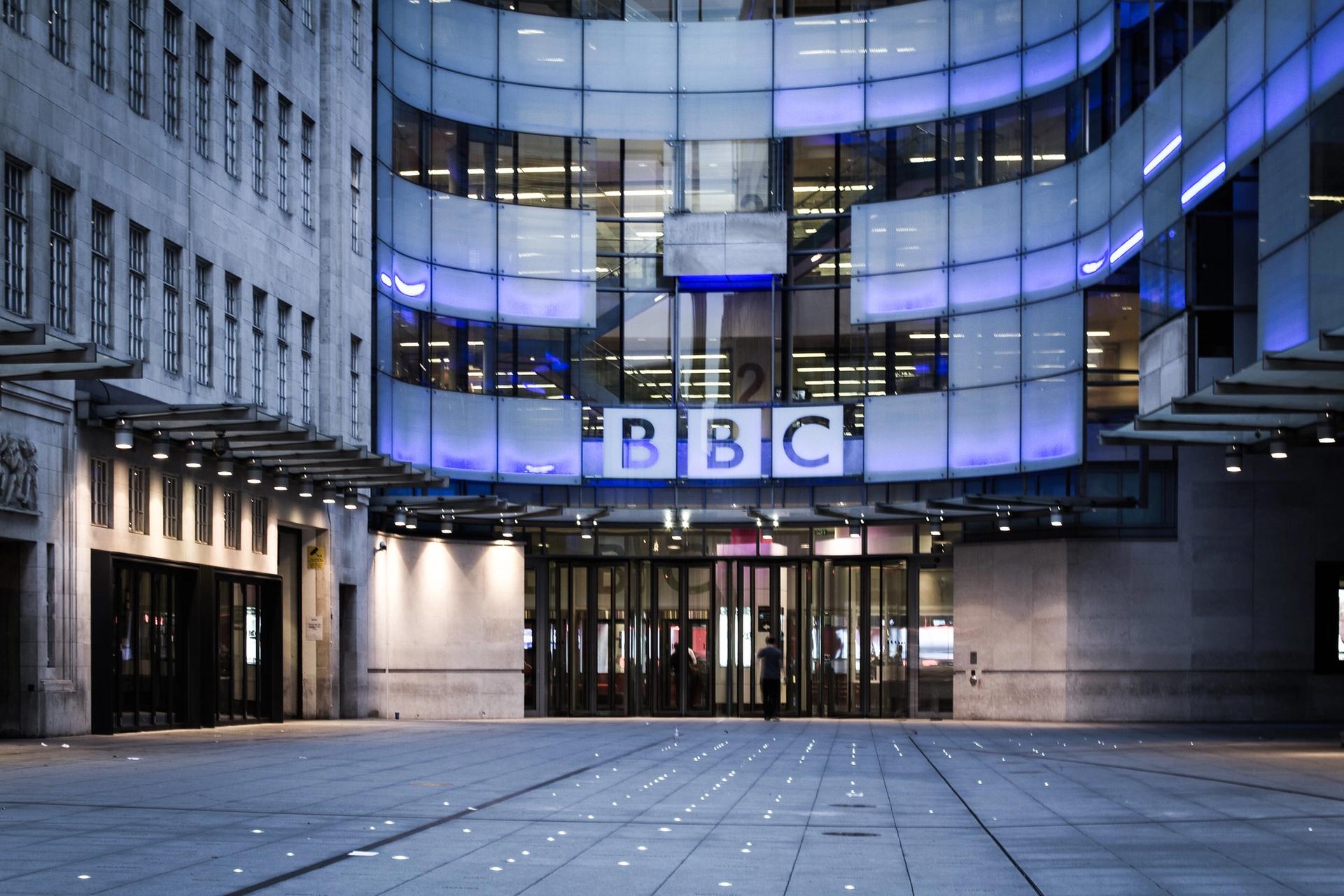 Broadcasting House, the headquarters of the BBC, in Portland Place and Langham Place, London. Photo: Alexander Svensson