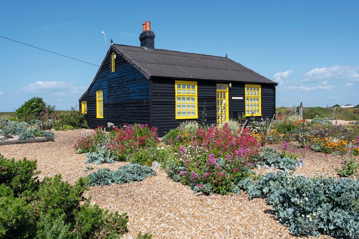 Thanks to a £3.5m fundraising appeal, Prospect Cottage in Kent, the former home of Derek Jarman, was saved as a creative centre for artists and visitors Carolyn Clarke/Alamy Stock Photo