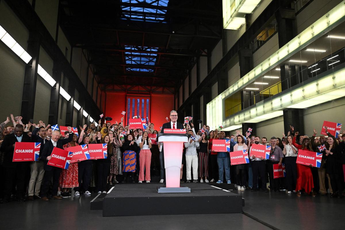 Still cheering? Prime Minister Keir Starmer with supporters at Tate Modern after his election last summer—but arts organisations are wondering how much government support they will receive Justin Tallis/AFP via Getty Images