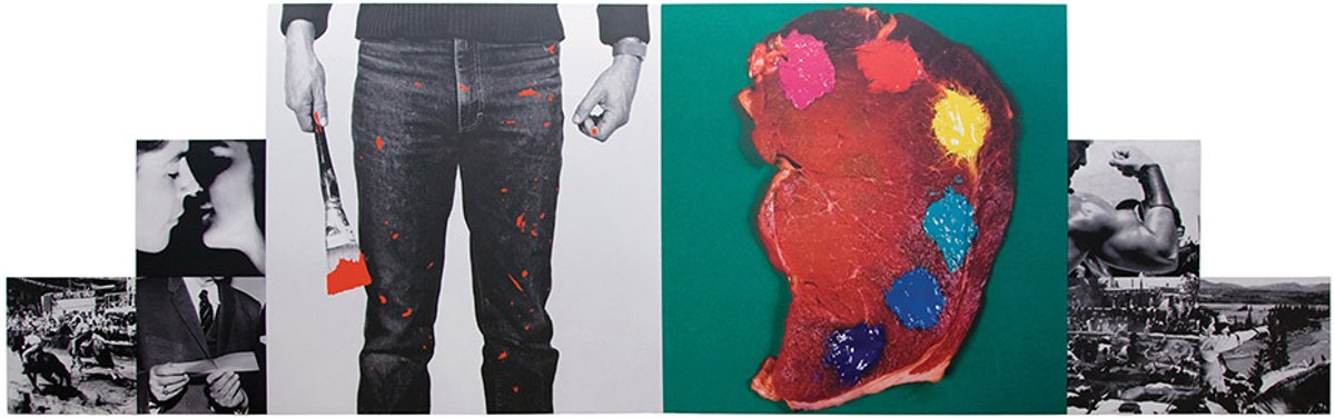 John Baldessari’s Stake: Art is Food for Thought and Food Costs Money (1985) © John Baldessari