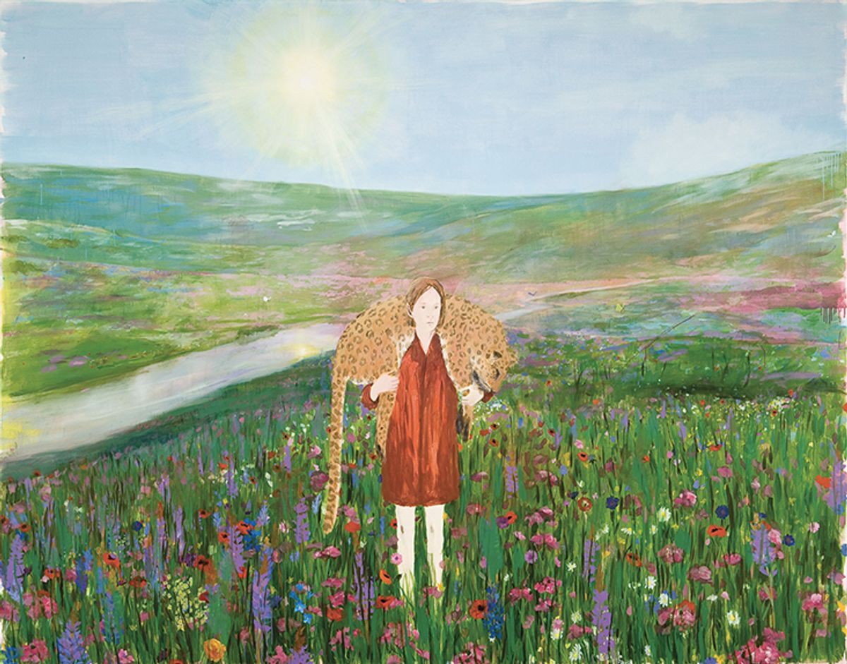 SEA SKY LAND at California’s Fischer Museum of Art brings together 30 large-format works created by Martínez Celaya between 2005 and 2020, among which is Primavera (Spring), 2007, an oil on canvas Courtesy LA Louver, Venice, California