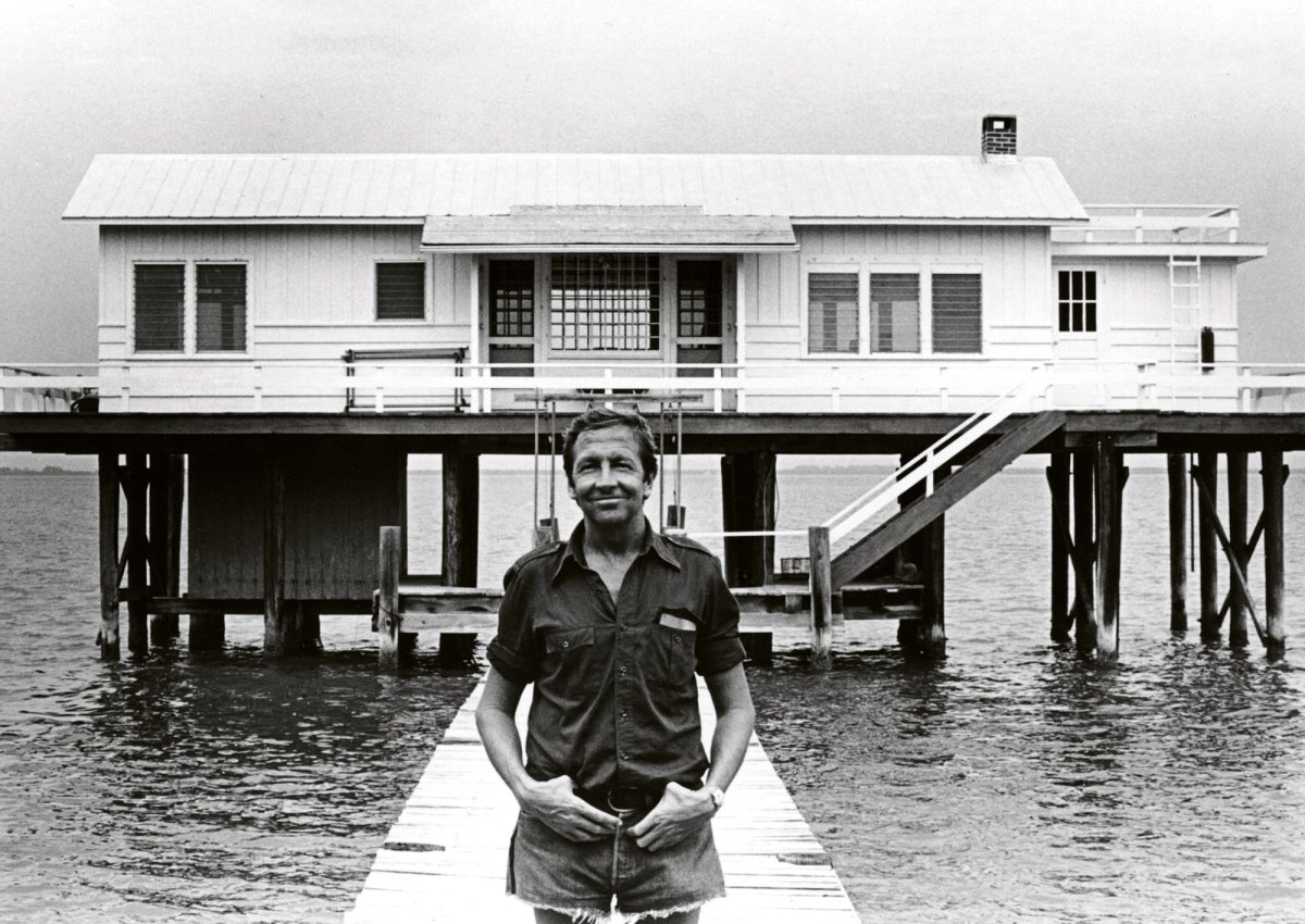 Robert Rauschenberg on Captiva Island in 1979. Though he kept his studio in New York, the artist had been spending most of his time in Florida since 1970 Photo: Terry Van Brunt